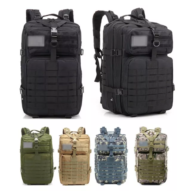 45L Military Tactical Molle Backpack Travel Hiking Camping Outdoor Trek Rucksack