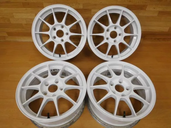 JDM ENKEI ES Tarmac 16inch 7J +45 PCD 114.3 5 hole Wheels Rims 4Set Used