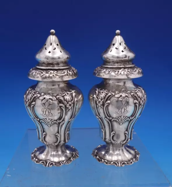 Chantilly Grand by Gorham Sterling Silver Salt & Pepper Shakers A2357 (#7344)