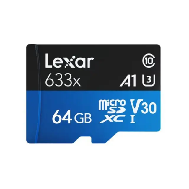 Lexar Micro SD 633x Memory Card 32GB 64GB 128GB A1 A2 Class10 card