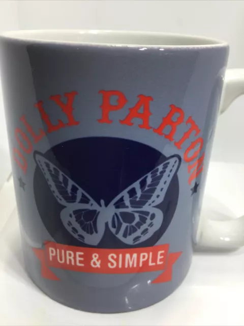 DOLLY PARTON COFFEE MUG. DOLLY PARTON, PURE&SIMPLE MUG.  Art Deco Mug. B234