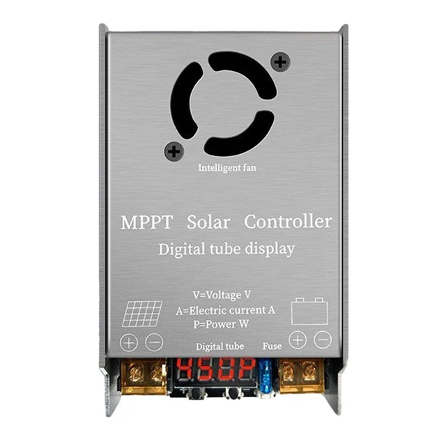 MPPT SOLAR CONTROLLER for 12V 50V Input Boost Charging 450W LED Display ...