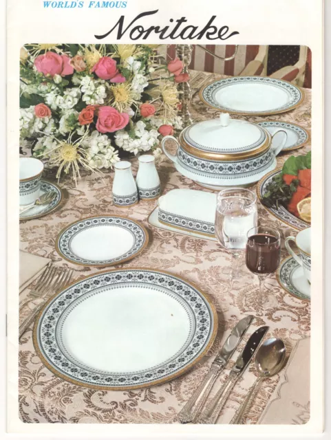 Noritake dinnerwear catalogue c1970 good condition, issue no. 7012T