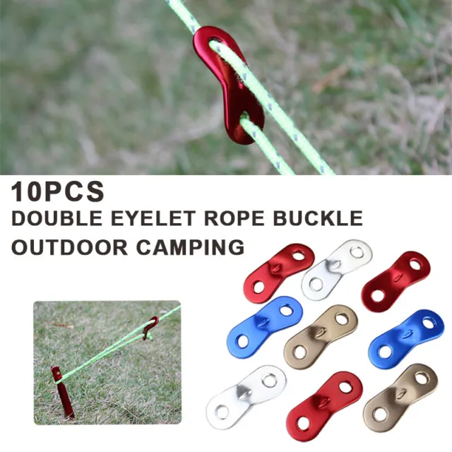 Boucle de corde à vent de tente avec crochets de fixation pour le camping