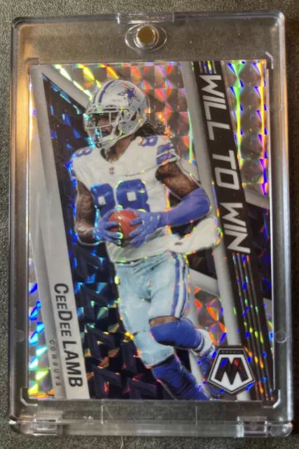 2022 PANINI MOSAIC Will to Win Silver Prizm CeeDee LAMB #WW-18 Dallas Cowboys