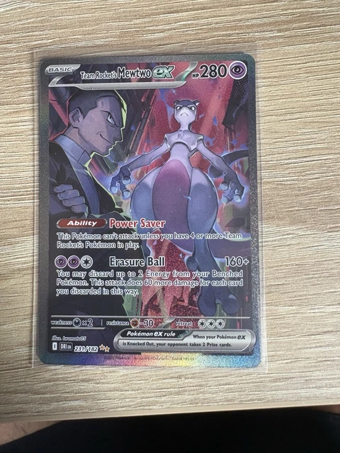 POKÉMON TCG TEAM Rocket's Mewtwo EX Destined Rivals 231/182 £271.08 ...