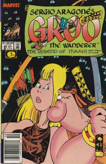 Groo #82  Newsstand Variant  Epic Comics * Marvel  1991  Nice!!!