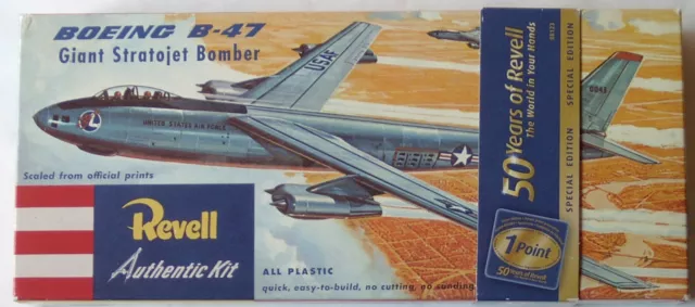 Revell H-206 Authentic Kit B-47 Stratojet  1:113 von 2006-1957 NEU und OVP 