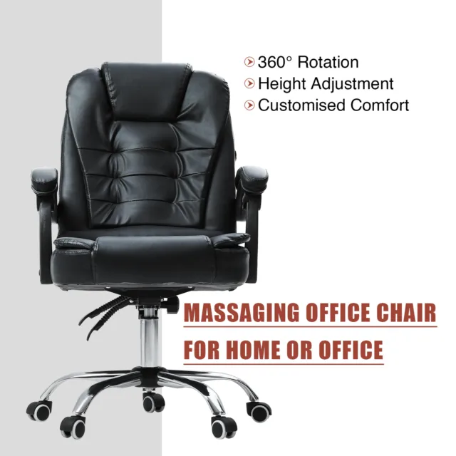 Ergonomic Office Chair Massage Reclining Computer Game Chair Height Adjustable