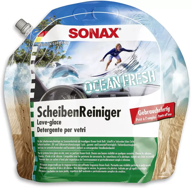 SONAX ScheibenReiniger gebrauchsfertig Ocean-fresh 3 l