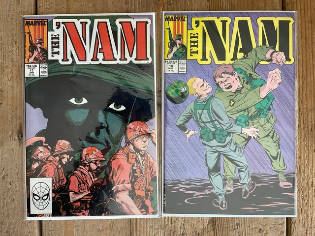 The ‘Nam Comic Lot Issues 17-18 & 25 VG+ 1988 Marvel Doug Murray Wayne Vansant 2