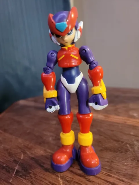🔥2005 Jazwares Capcom Mega Man - Purple Zero Version 2 -6" Action Figure RARE🔥