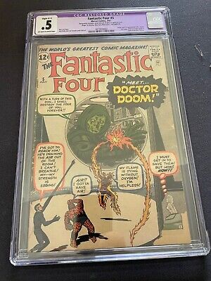 Fantastic Four 5 Cgc Graded 1 St Dr Doom Looks Great Movie Coming Xmen Avengers