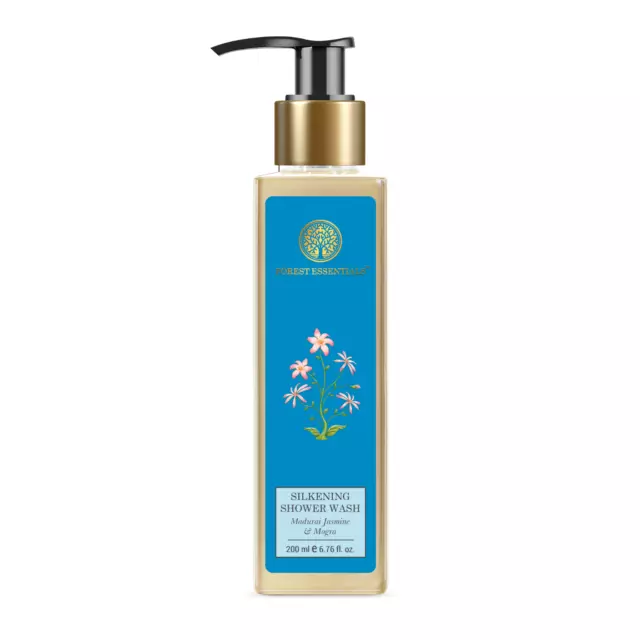 Forest Essentials Silkening Shower Wash Madurai Jasmine & Mogra Natural BodyWash