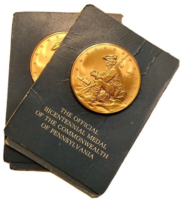 The Official Bicentennial Medal Coin Of The Commonwealth Of Pennsylvania 1976