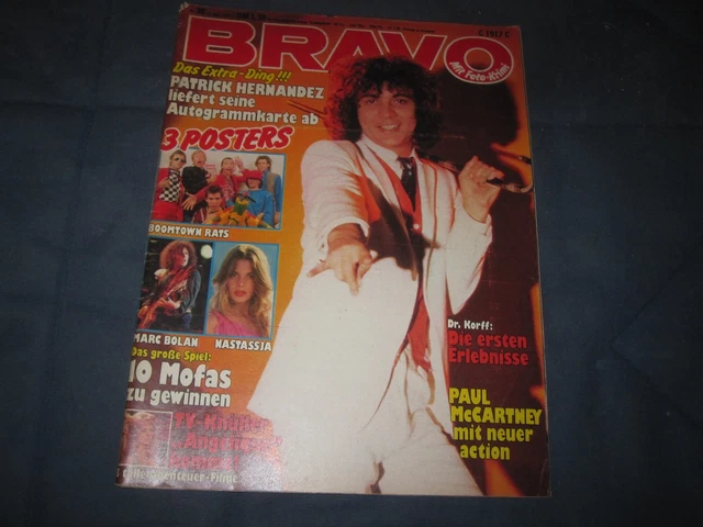 Bravo 13.9.8.1979 38/79 mit Nastassja Kinski Poster Heft komplett