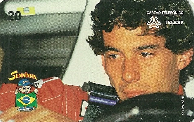Rare / Carte Telephonique Bresil - Formule 1 Ayrton Senna : Pilote F1 /Phonecard