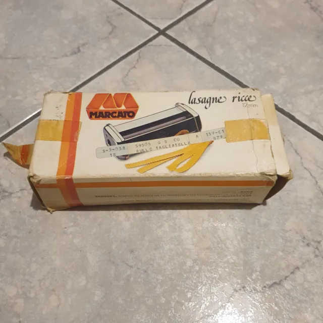 Marcato Accesorio Rodillo Lasaña Rizado para Atlas 150 Pasta Maker Dough