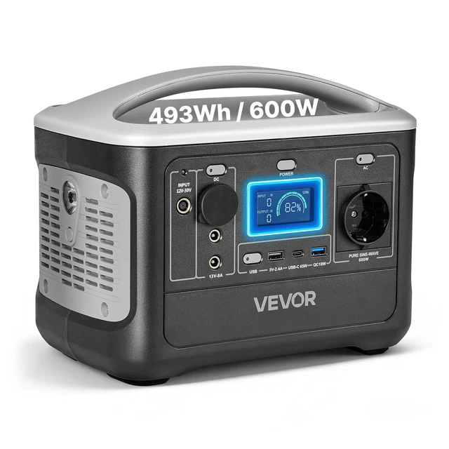 Centrale électrique Allpowers R600 - 600W 299Wh - Powerbank Camping Avec Bluetooth