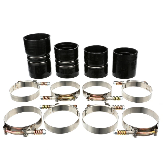 Heavy Duty Silicone Intercooler Boot Kit For 08-10 Ford F-250 F-350 6.4L Diesel