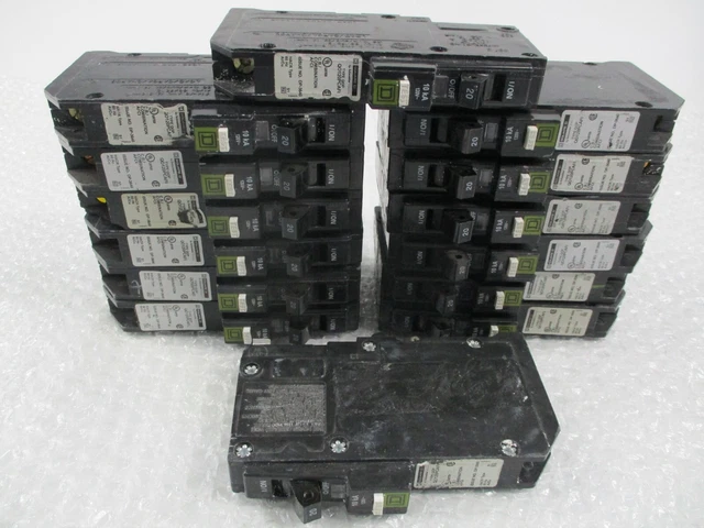 Lot Of 14 New Square D Qo120Pcafi Breakers