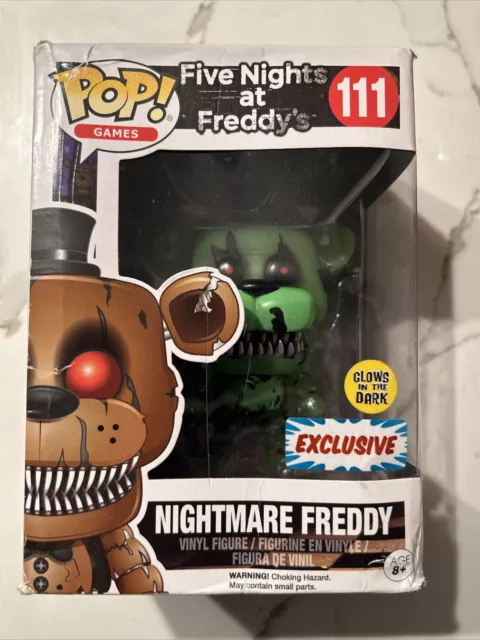 Funko Pop Nightmare Freddy 111 Five Nights At Freddy's FNAF