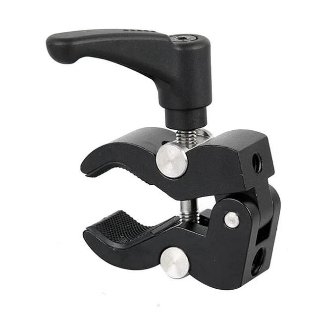 Morsetto pinza a benzina filettata 1/4 pollici e 3/8 pollici super morsetto per camme DSLR W9G1