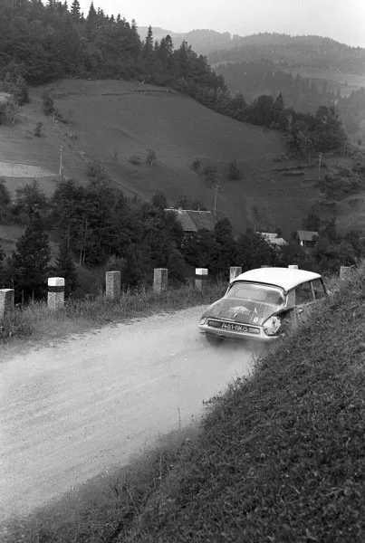 Citroen DS 19 Rally Car 1962 Motor Racing Old Photo 6