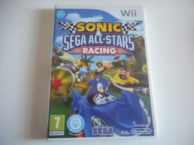 Jeu Nintendo Wii - Sonic Sega All- Stars Racing / Complet Tbe