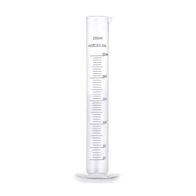 250 ML Hydrometer Test Jar Plastic Graduated Cylinder  Test Homebrewed Beer