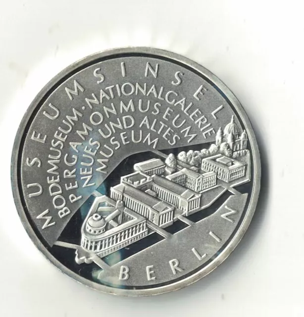 10 EURO Silber Gedenkmünze "Museumsinsel Berlin" BRD 2002 PP Proof