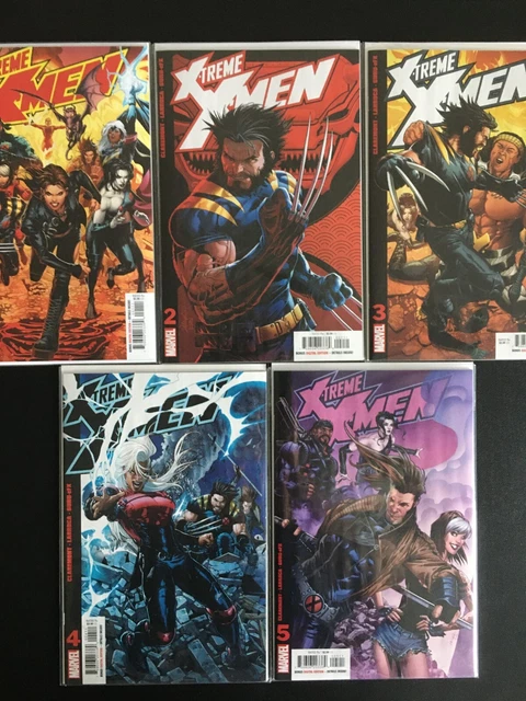 X-TREME X-MEN Vol. 3 #1-5 Complete Full Series 1st Print NM/VF Claremont Larroca