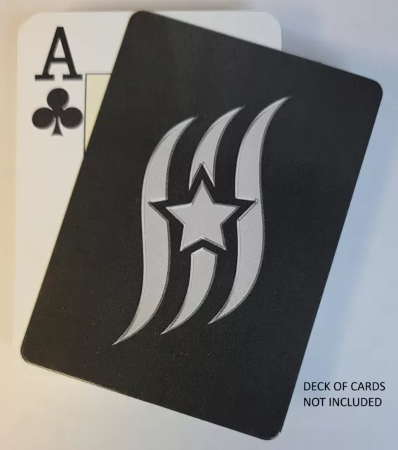 Premium Poker Size Empress Star Silver Cut Card Dealer Stiff Flexible Plastic