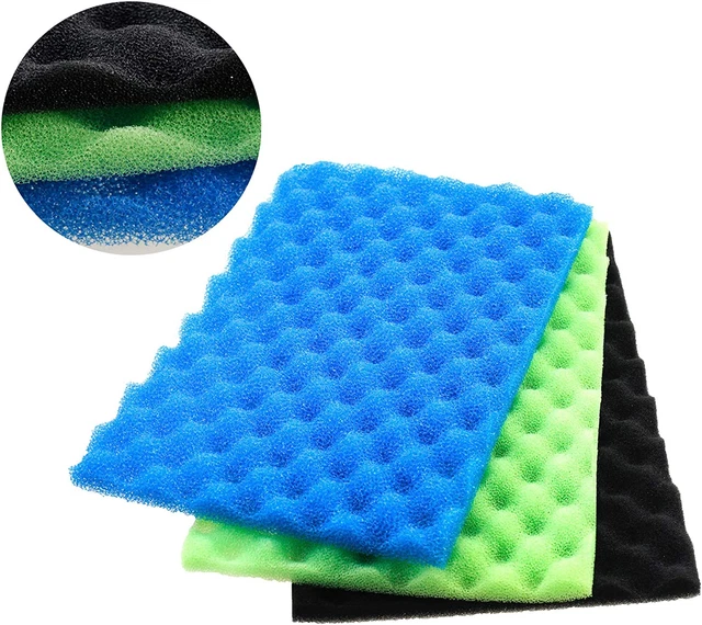 Aquarium Bio Sponge Foam Filter Media Pad Cut-To-Fit for Fish Tank Sump Pond 17"