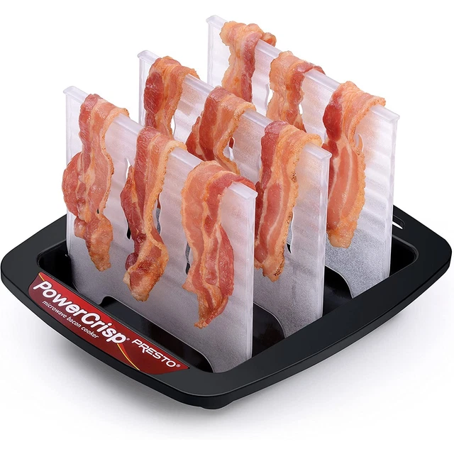 Presto PowerCrisp Microwave Bacon Cooker Micro Wave Power Crisp 0510102 NWOB