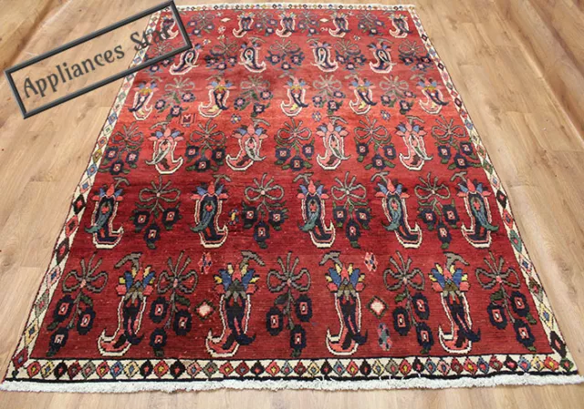 OLD WOOL HAND MADE ORIENTAL FLORAL RUNNER AREA RUG CARPET 262x174CM