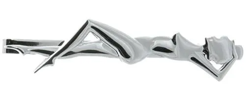 Hommes Sexy Femme Rhodium Cravate Barrette