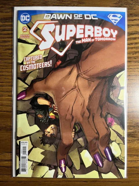 Superboy The Man Of Tomorrow 2 Nm/Nm+ Jahnoy Lindsay Cover 1St App Cosmoteers