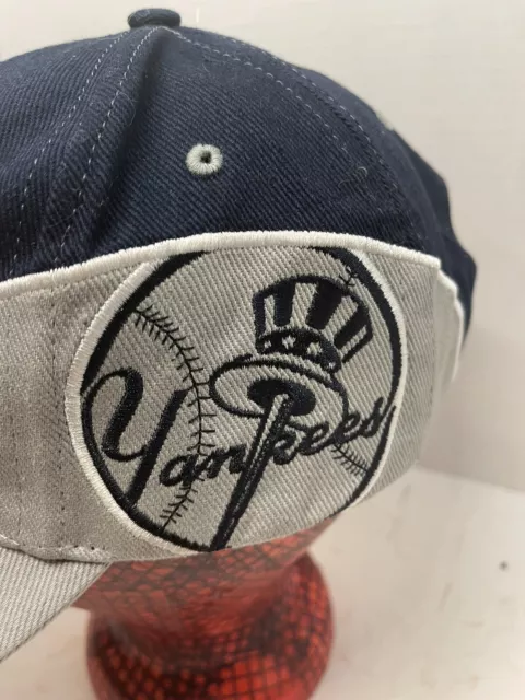 NEW YORK YANKEES BY 47 Baseball Cap Logo Blue Gray OSFA Hologram ...