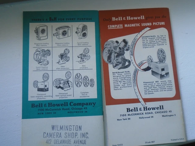 Bell & Howell conseils sur la réalisation de films et les films sonores magnétiques 2