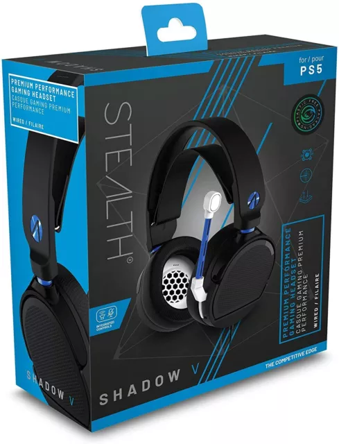 Gaming Headset for PS5 PS4 by Stealth Wired 3.5mm Headphones Mic OverEar Premium