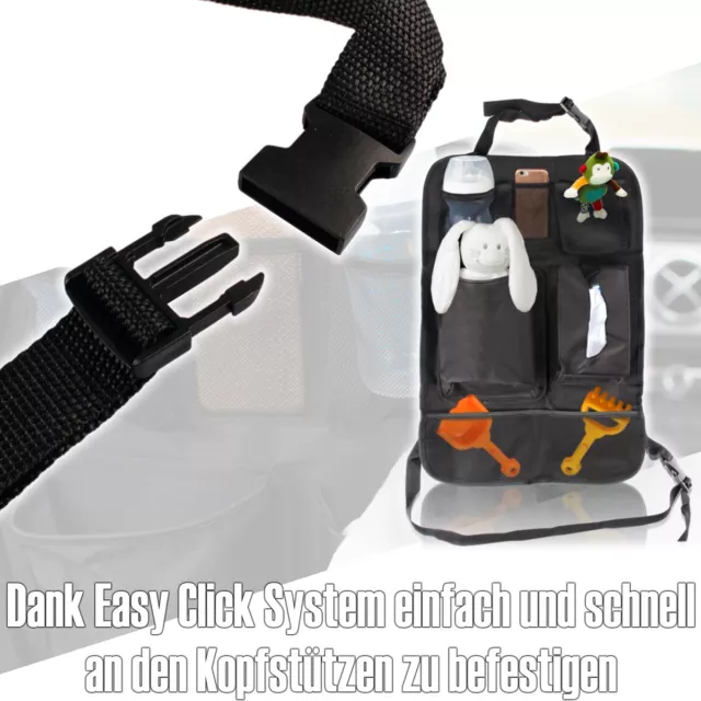 Rückenlehnentasche Spielzeugtasche Rücksitztasche Rückenlehnenschutz Auto Tasche 3