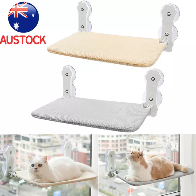 Pet Cat Window Hammock Perch Bed Hold Up To 60lbs Mounted Durable Seat Sunny AU