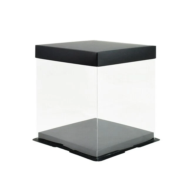 Partecipazione Di Nozze In Plexiglass Trasparente Con Fascia Peonie - 6