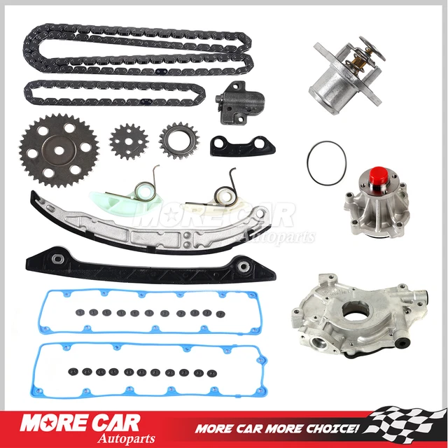 TIMING CHAIN KIT Oil Water Pump Thermostat Valve Cover for 0912 Ford E