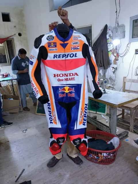 Repsol Honda Motogp Racing Leather Suit Available In All Size