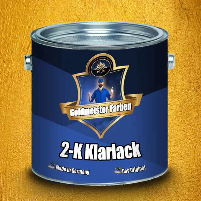 20 kg Goldmeister Farben 2k Klarlack Härter SET glänzend 2-K Lack Transparent 2