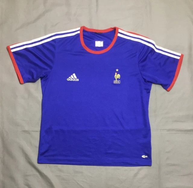Maillot Adidas équipe De France Entraînement 2006-2007 - XXL, Manches Longues