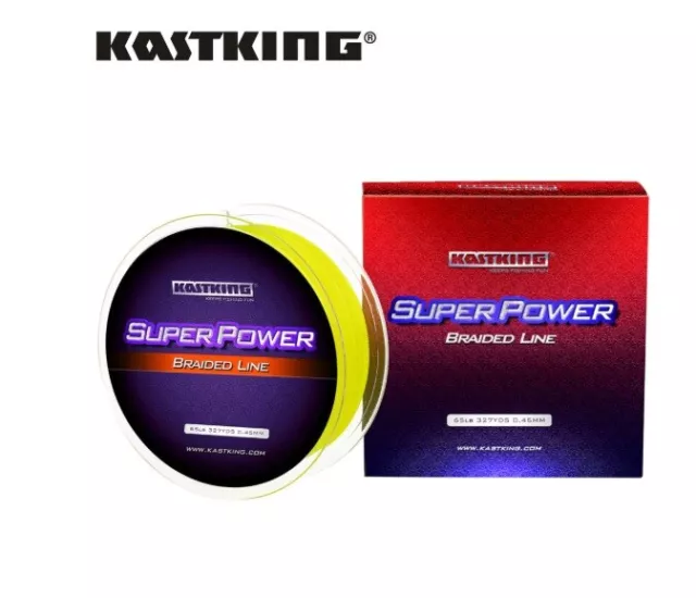 KastKing SuperPower Braided Line for Sea Lure Fishing Coarse 15LBS- 40LBS 300M