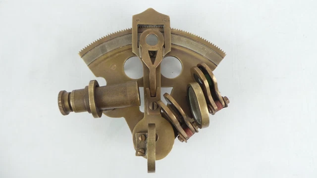 Brass Mini 4.5" Sextant Nautical Navigation Tool